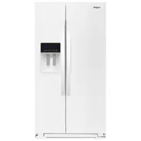 Whirlpool 36" 28.5 Cu. Ft. Side-By-Side Refrigerator w/ Ice Dispenser (WRS588FIHW) - White