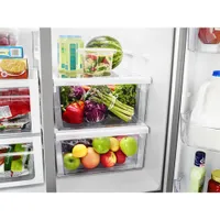 Whirlpool 36" 28.5 Cu. Ft. Side-By-Side Refrigerator w/ Ice Dispenser (WRS588FIHW) - White