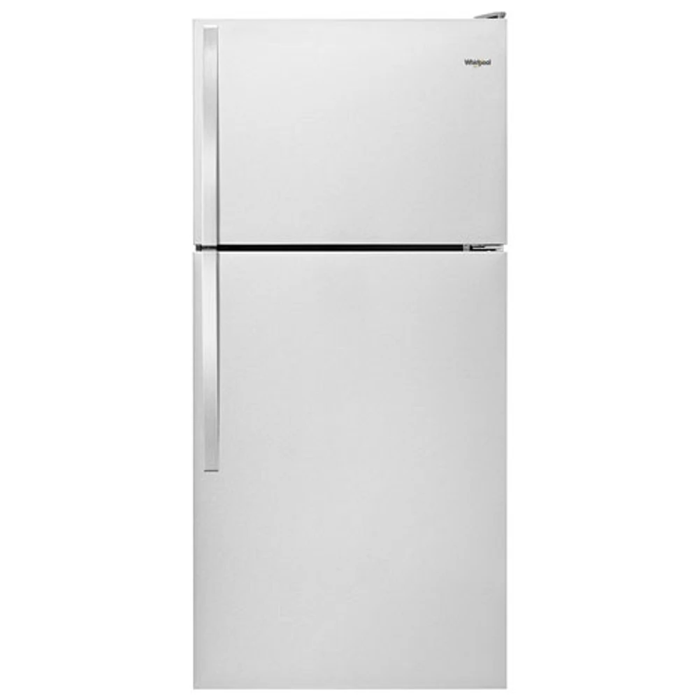 Whirlpool 28" 14.3 Cu. Ft. Top Freezer Refrigerator (WRT134TFDM) - Monochromatic Stainless Steel