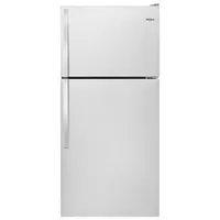 Whirlpool 28" 14.3 Cu. Ft. Top Freezer Refrigerator (WRT134TFDM) - Monochromatic Stainless Steel