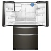 Whirlpool 36" 4-Door French Door Refrigerator w/ Ice & Water Dispenser (WRX735SDHV) -Black Stainless