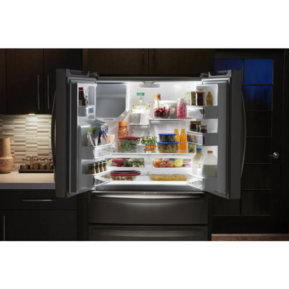 Whirlpool 36" 4-Door French Door Refrigerator w/ Ice & Water Dispenser (WRX735SDHZ) -Stainless Steel