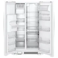 Whirlpool 33" 21.2 Cu. Ft. Side-By-Side Refrigerator w/ Ice Dispenser (WRS321SDHW) -White