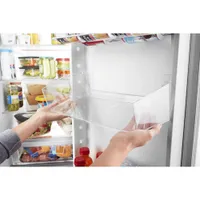 Whirlpool 33" 21.2 Cu. Ft. Side-By-Side Refrigerator w/ Ice Dispenser (WRS321SDHW) -White