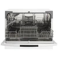 Danby 22" 54dB Portable Dishwasher with Stainless Steel Tub (DDW631SDB) - Stainless Steel/Silver