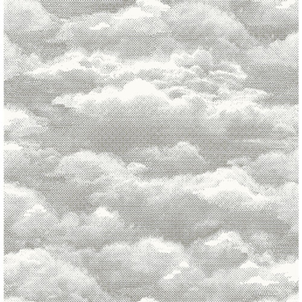 A-Street Prints Eclipse Solstice Cloud Wallpaper - Opal