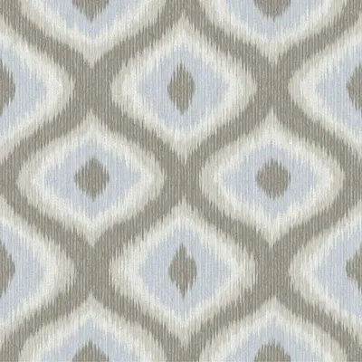 A-Street Prints Geometrie Abra Ogee Wallpaper - Grey