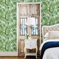 A-Street Prints Solstice Alfresco Palm Leaf Wallpaper - Green