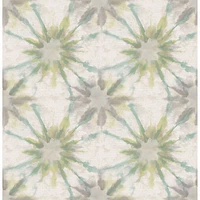 A-Street Prints Kismet Shibori Wallpaper - Iris Turquoise