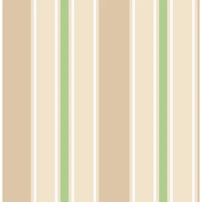 Brewster You Are My Sunshine Stripe Wallpaper - Light Green