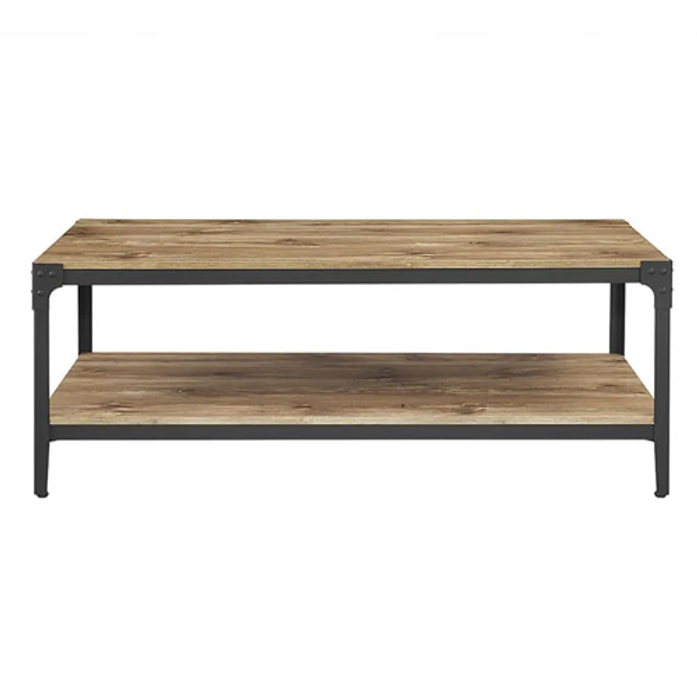 Rustic Country Rectangular Coffee Table - Barnwood