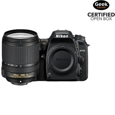 Open Box - Nikon D7500 DSLR Camera with 18-140mm ED VR Lens Kit