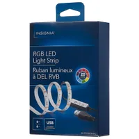 Insignia 6' RGB Multi-Colour Dimmable LED Strip Light - Only at Best Buy