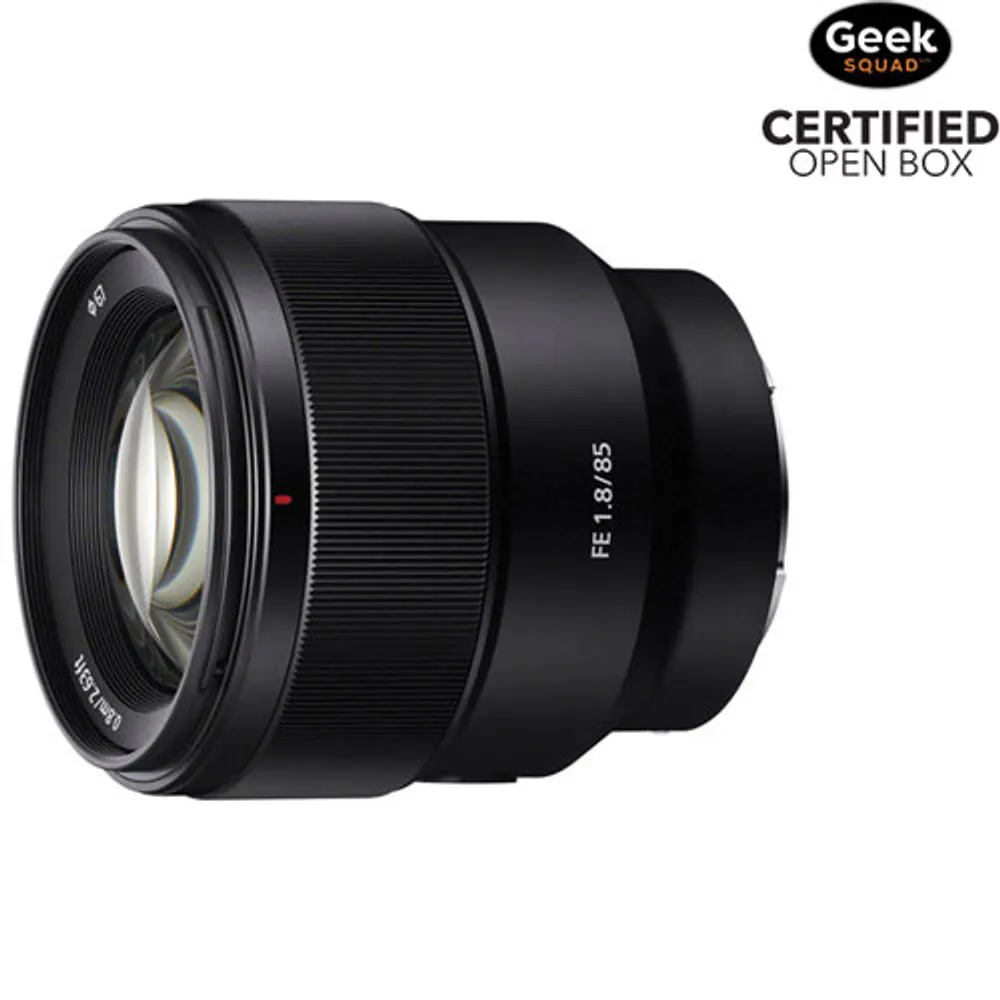 Open Box - Sony E-Mount Full-Frame FE 85mm f/1.8 Portrait Prime Lens