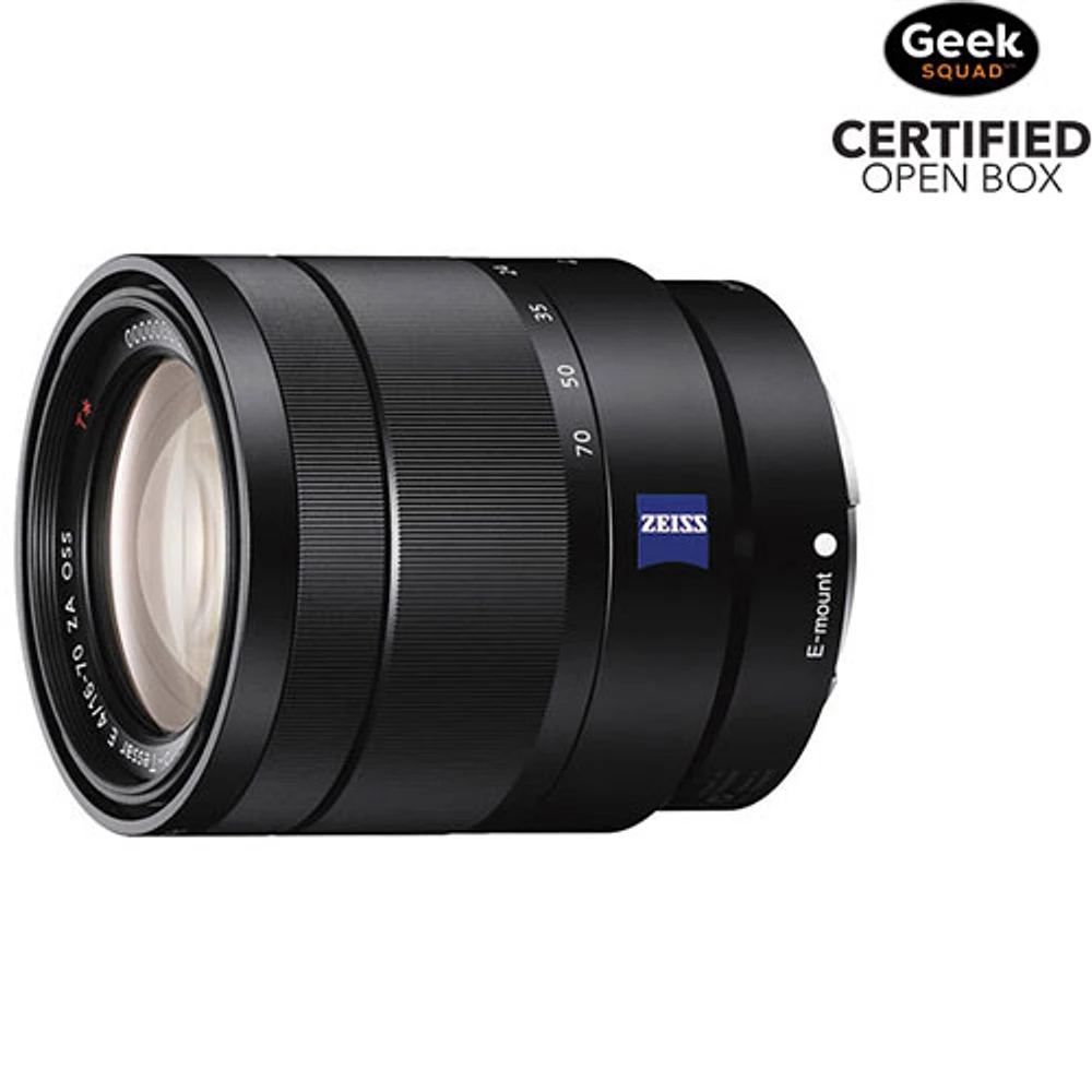 Open Box - Sony E-Mount APS-C ZEISS Vario-Tessar T 16-70mm f/4 OSS Wide Telephoto Zoom Lens