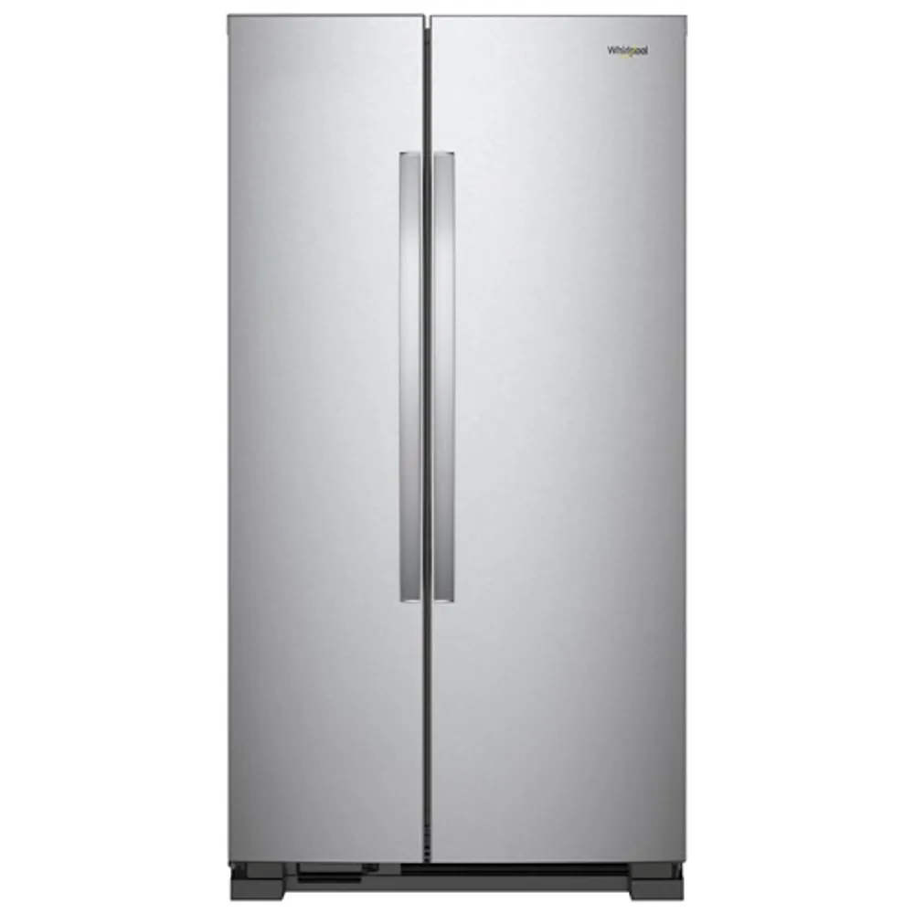 Whirlpool 33" 21.7 Cu. Ft. Side-By-Side Refrigerator (WRS312SNHM) - Monochromatic Stainless Steel