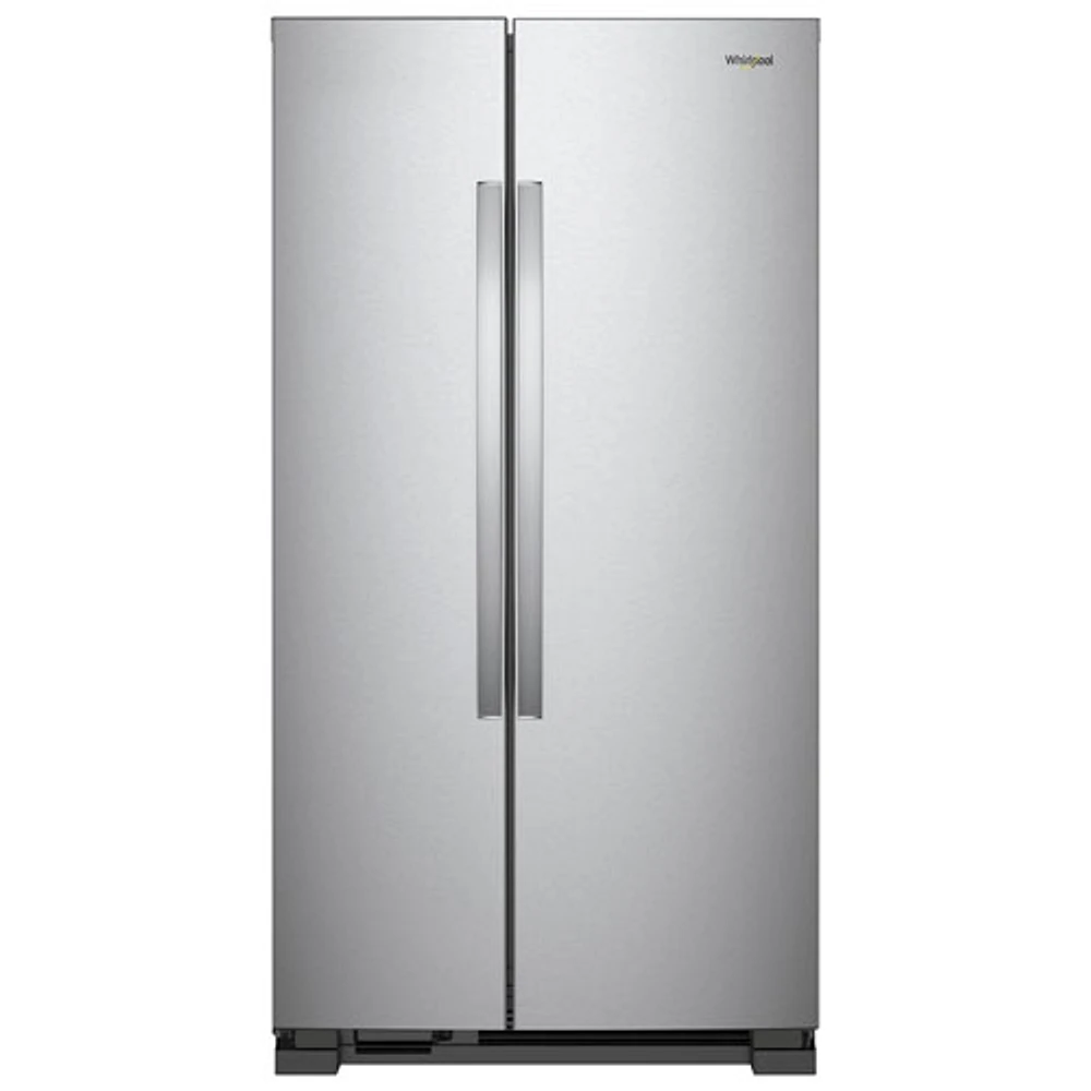 Whirlpool 33" 21.7 Cu. Ft. Side-By-Side Refrigerator (WRS312SNHM) - Monochromatic Stainless Steel