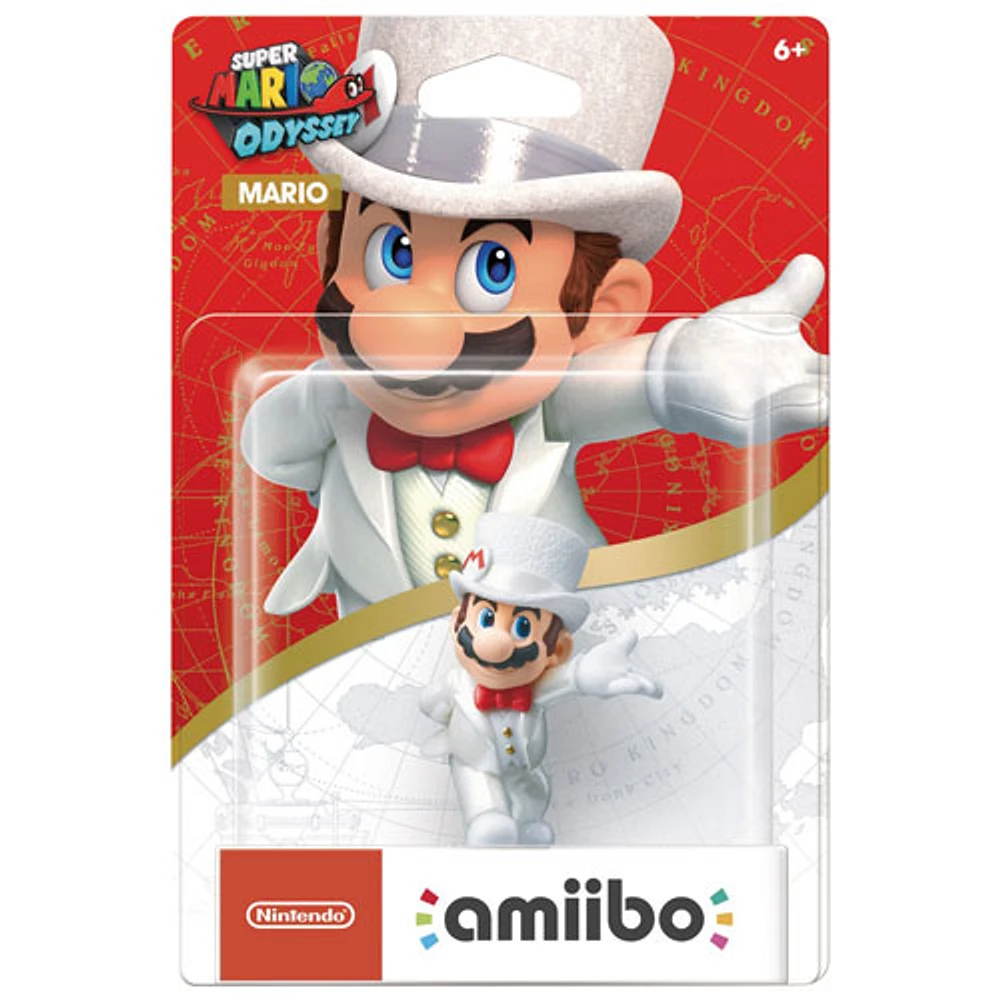 Mario en tenue de mariage Super Mario Odyssey d'amiibo