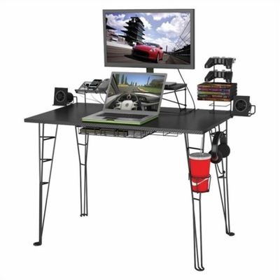 Atlantic Inc Gaming Desk In Black