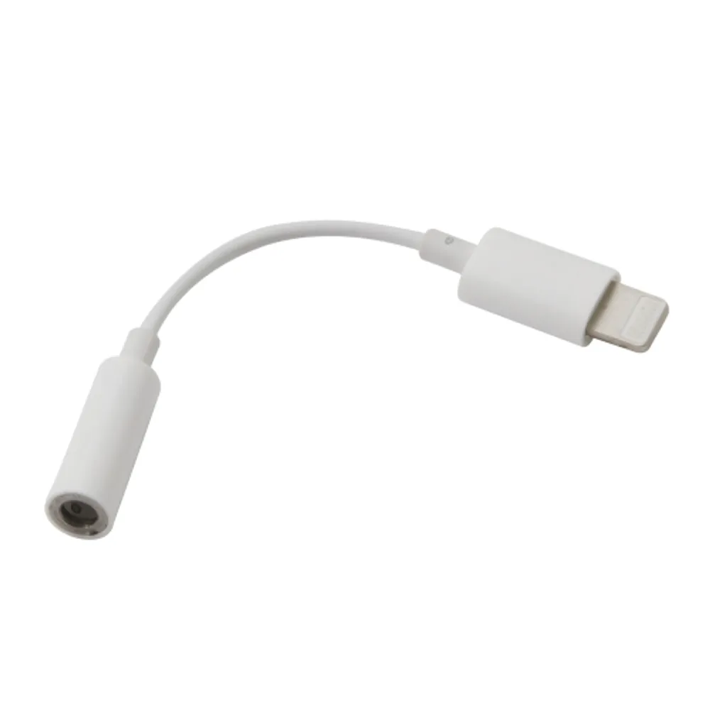 Apple Lightning to 3.5mm Headphone Jack Adapter - White (MMX62AM/A)