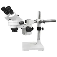 Walter Products 7x - 45x Trinocular Stereo Microscope with Built-In Camera (WP-3F-IFR07-5N)