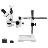 Walter Products 3.5x - 90x Trinocular Stereo Microscope with Built-in Camera (WP-3FZ-IFR07-5N)