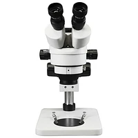 Microscope trinoculaire stéréo 7x à 45x avec éclairage ambiant de Walter Products (WP-1F)