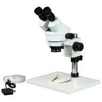 Walter Products 7x-45x Binocular Stereo Microscope with 144-LED Ring Light (WP-1AE-IFR07)