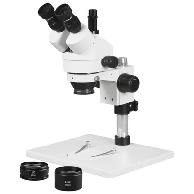 Walter Products 7x - 45x Trinocular Stereo Microscope with 144-LED Ring Light (WP-1AF-IFR07)