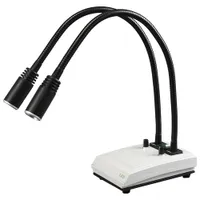 Walter Products 3.5x - 90x Trinocular Stereo Microscope w/ LED Gooseneck Dual Light(WP1AFZIHL205NMS)