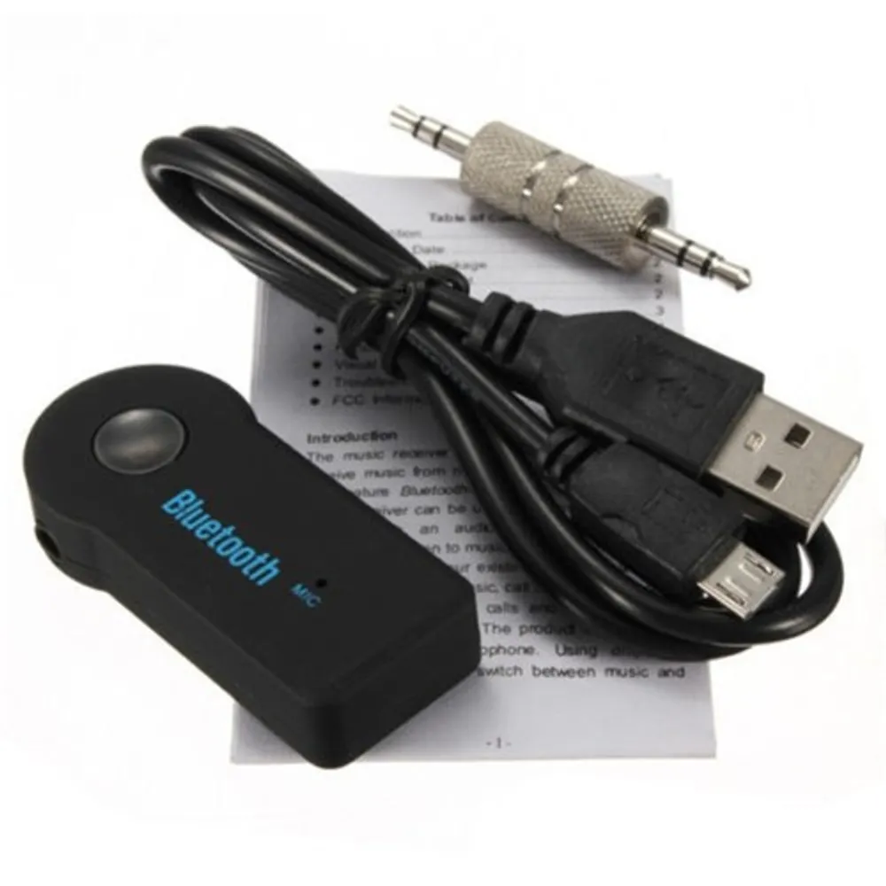 USB BLUETOOTH MUSIC STEREO WIRELESS AUDIO RECEIVER ADAPTER 3.5MM 