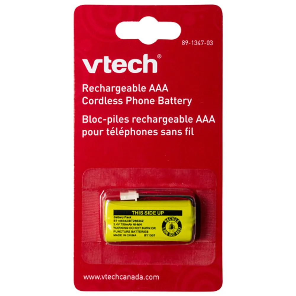 VTech 2.4V 750mAh Rechargeable AAA Cordless Phone Battery (BT266342)