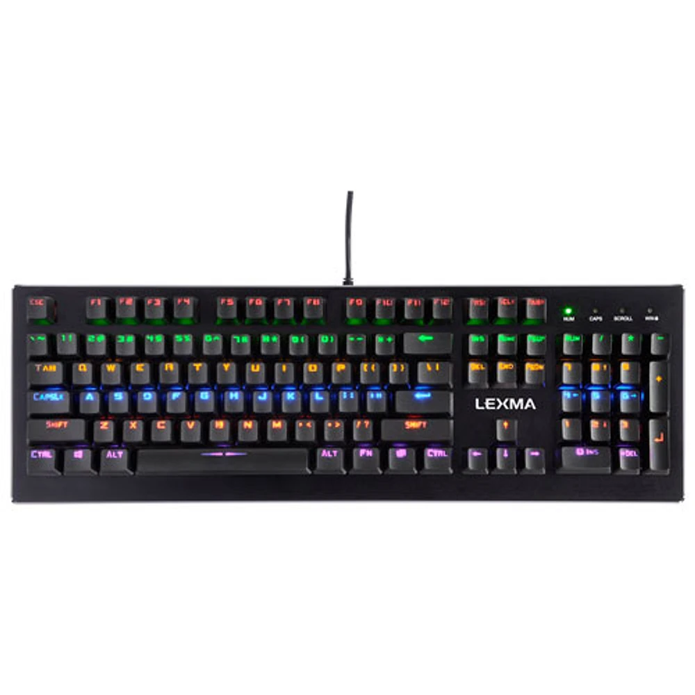 Lexma K900 Backlit Mechanical Blue Switch Gaming Keyboard