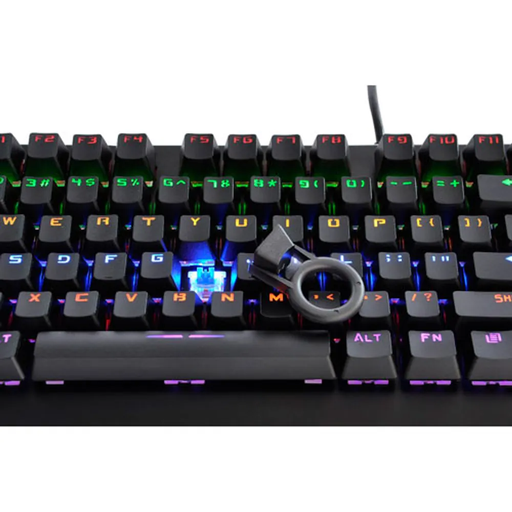 Lexma K900 Backlit Mechanical Blue Switch Gaming Keyboard