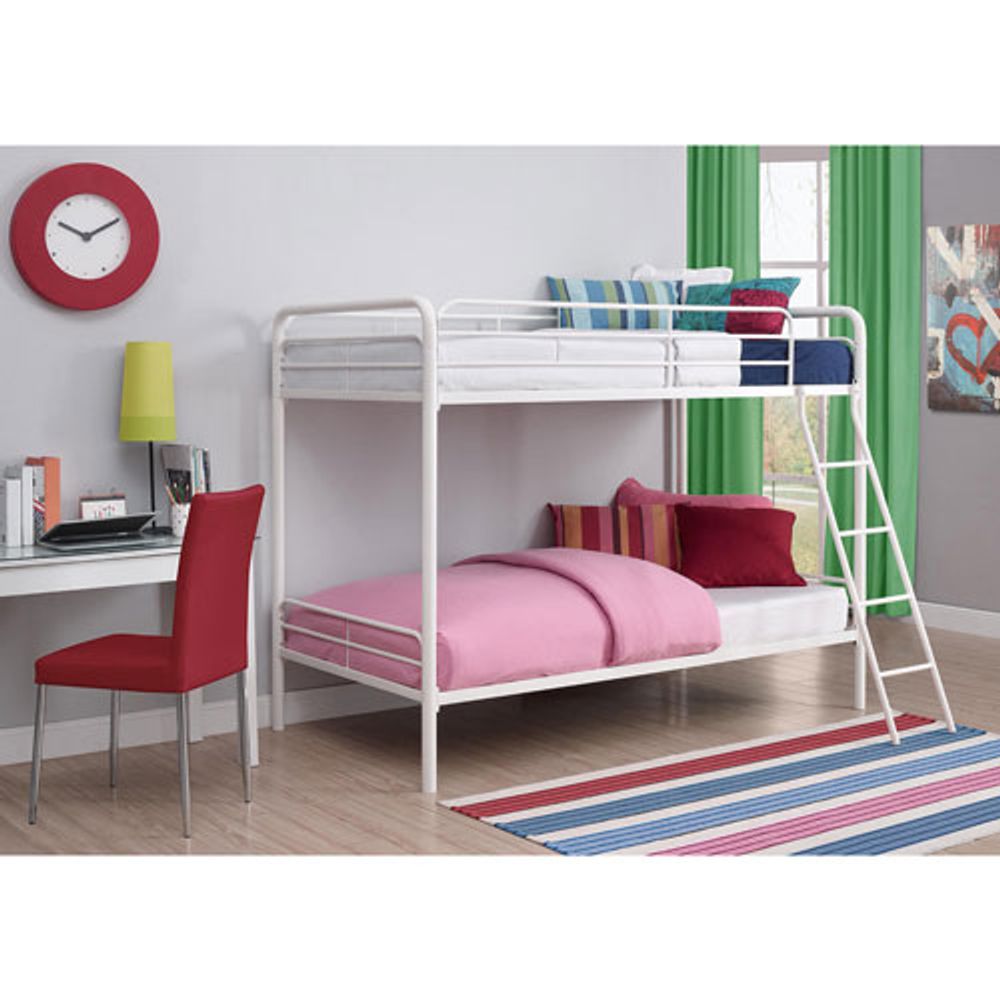 Transitional Bunk Bed - Twin - White