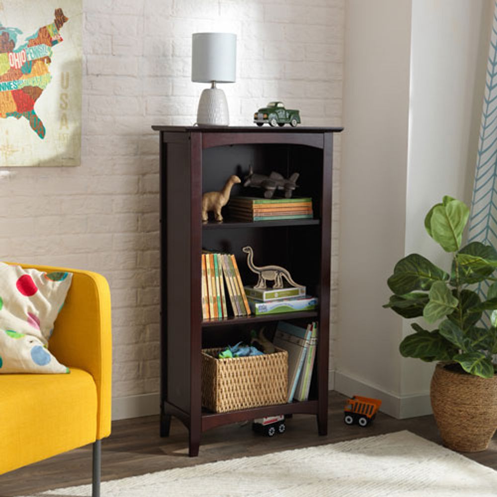 KidKraft Avalon 3-Shelf Bookcase - Espresso