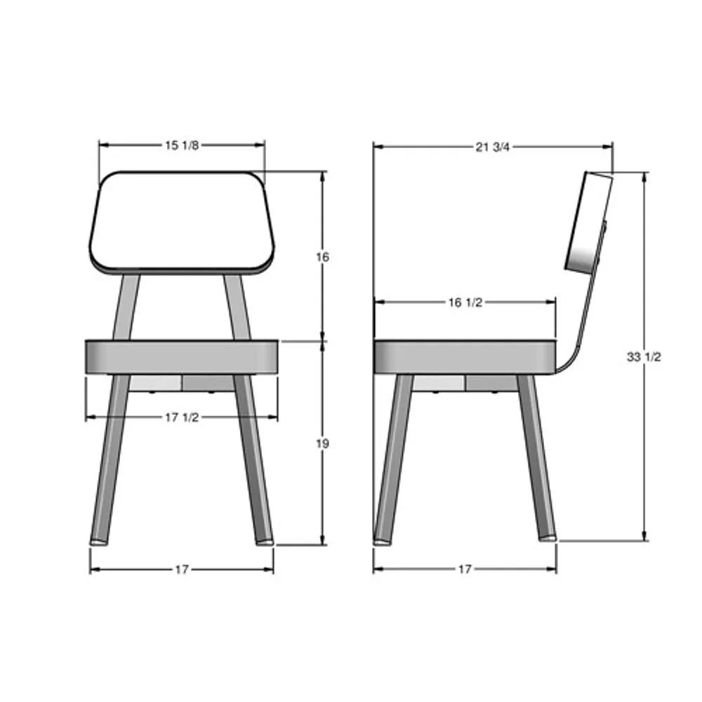 Clarkson Modern Polyester Dining Chair