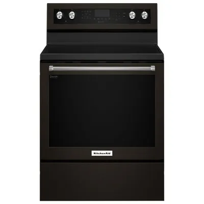 KitchenAid 30" True Convection Freestanding Smooth Top Electric Range - Open Box - Perfect Condition