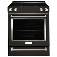 KitchenAid 30" True Convection 5-Element Slide-In Smooth Top Electric Range -Open Box-Scratch & Dent