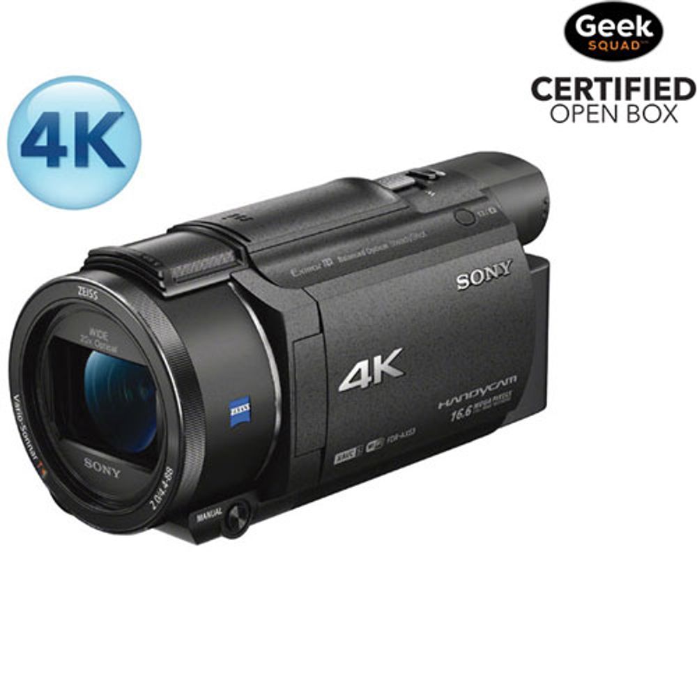 Open Box - Sony FDR-AX53 4K Handycam Flash Memory Camcorder
