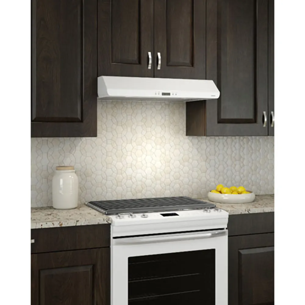 Broan 30" Under Cabinet Range Hood (BKDJ130WH) - White