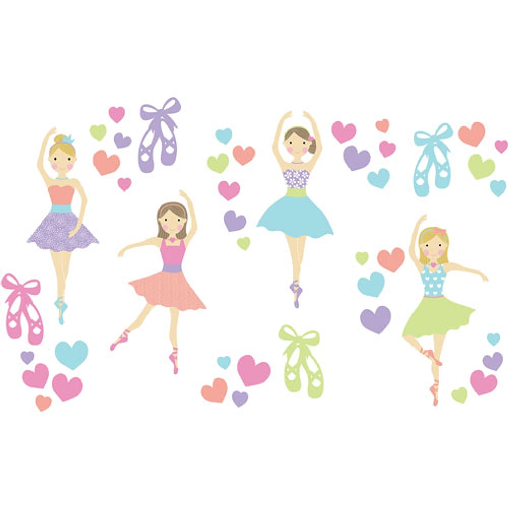 WallPops Prima Ballerina Wall Art Kit