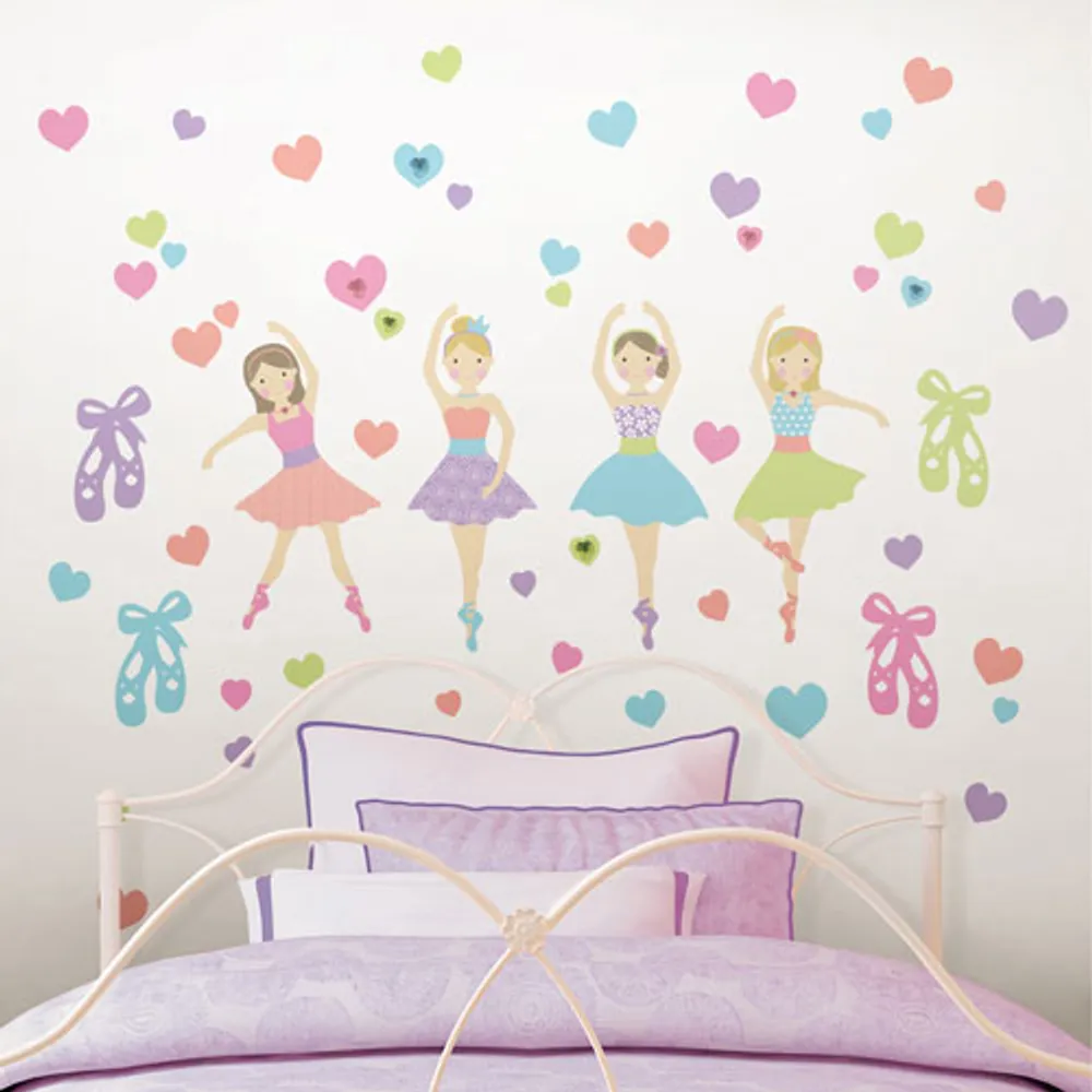 WallPops Prima Ballerina Wall Art Kit