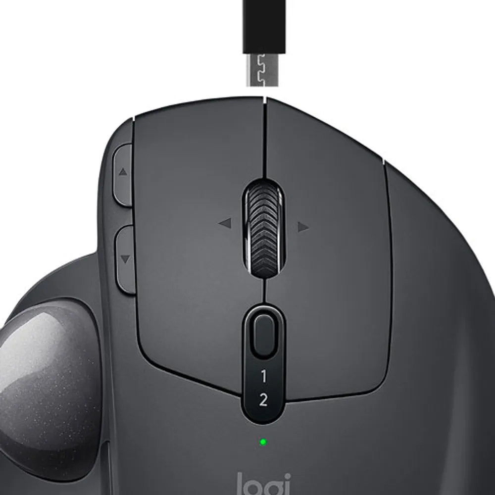 Logitech MX ERGO Plus Wireless Laser Trackball Mouse - Black