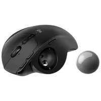 Souris à boule de commande laser sans fil MX ERGO Plus de Logitech - Noir