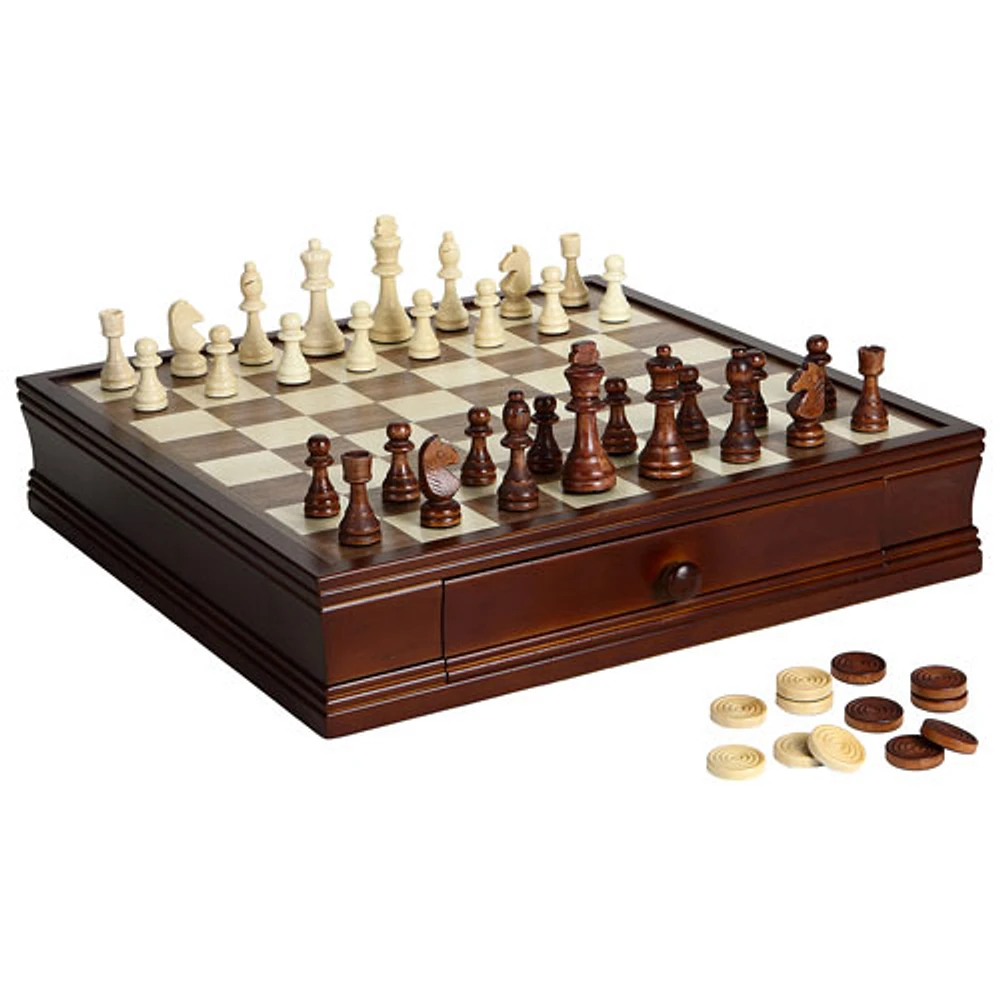 Prodigy Wood Chess and Checkers Set