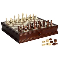 Jeu de dames et d'échecs en bois Prodigy