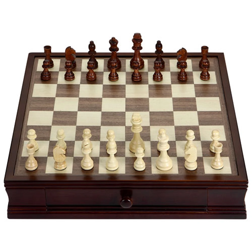 Jeu de dames et d'échecs en bois Prodigy