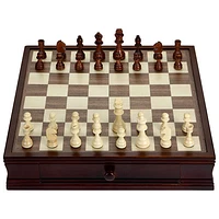 Jeu de dames et d'échecs en bois Prodigy