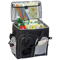 Koolatron 12V Electric Cooler Bag 25L (26 Qt) Collapsible - Grey/Black